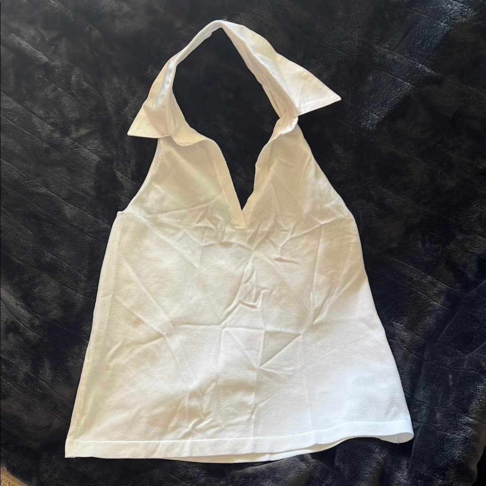 Tuckernuck White Halter Top